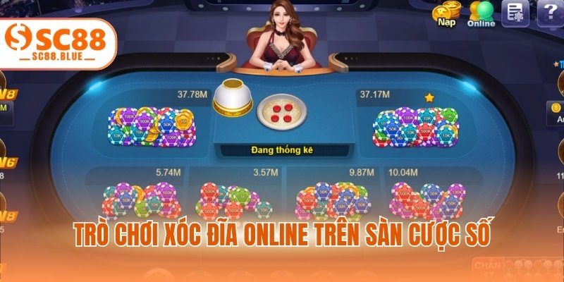 Trò chơi xóc đĩa online trên sàn cược số